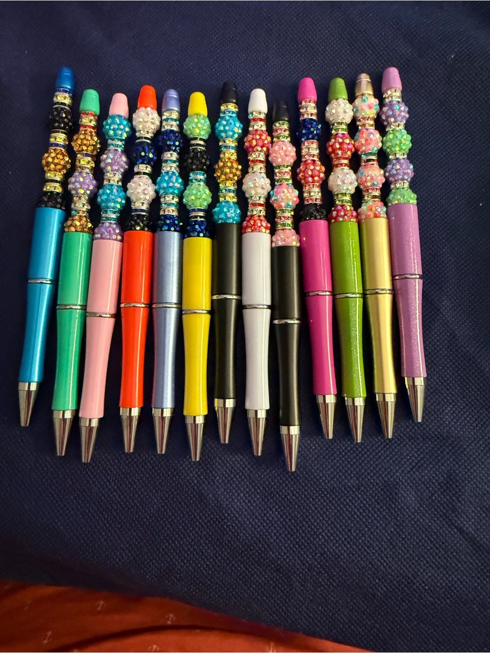 Handmade Refillable Bling Ballpoint Pens ✨🖊️ Boutique Desk Accessories